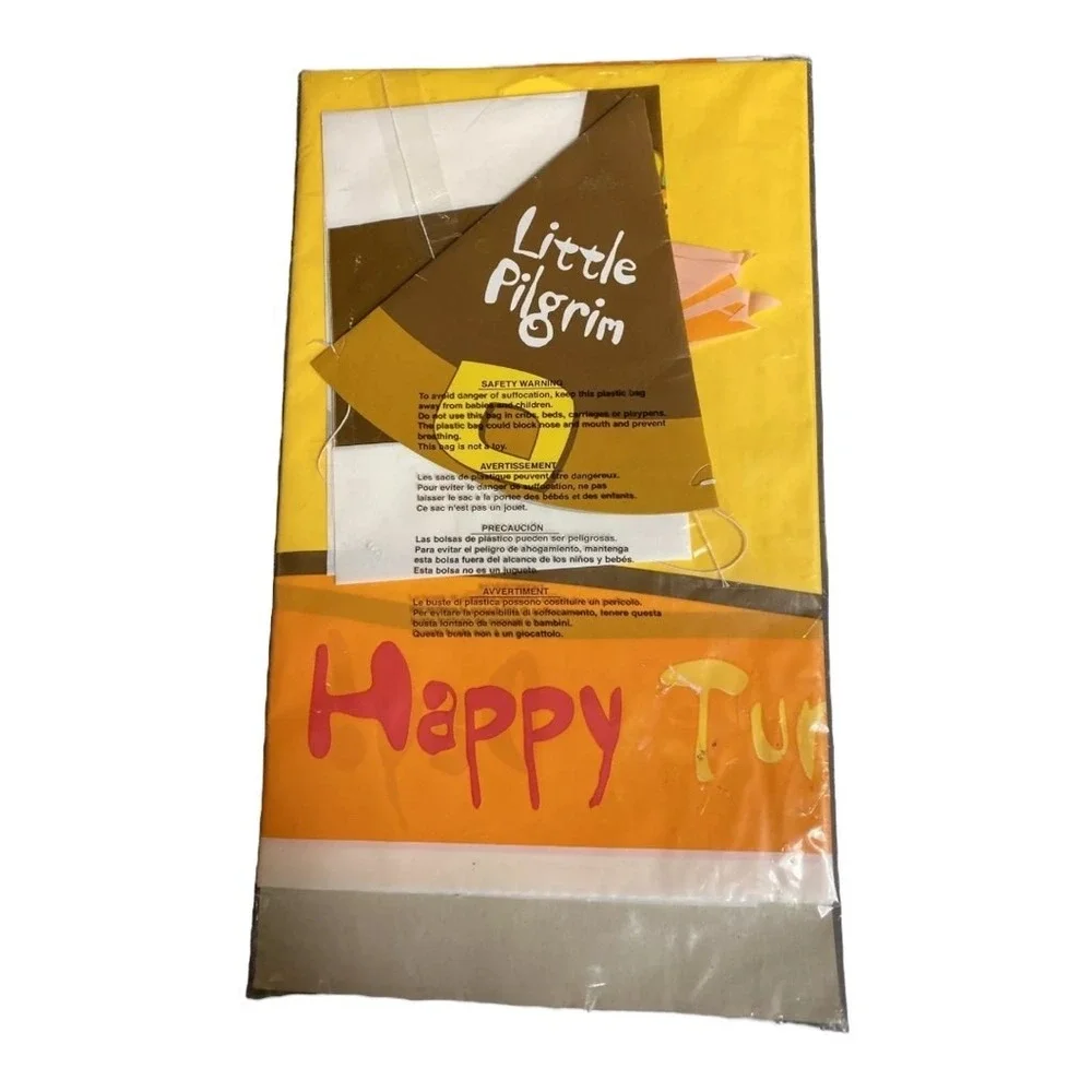 Paper Art Baby High Chair Decorating Kit Orange Yellow Thanksgiving Fall Festive